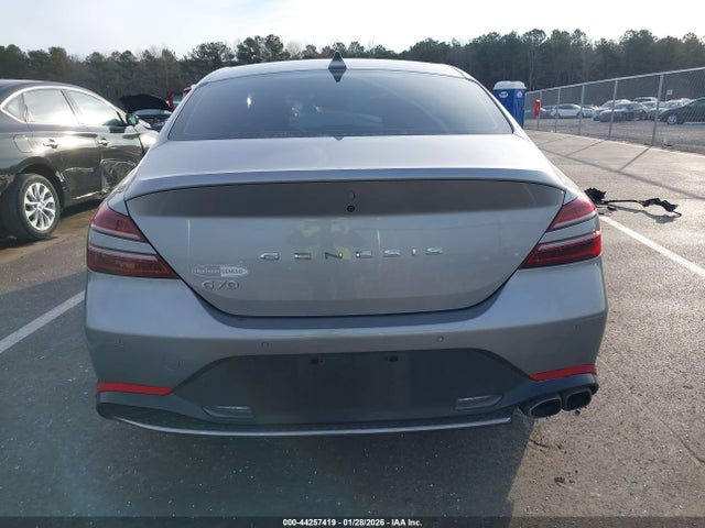 44257419 :رقم المزاد ، KMTG34TAXNU092141 vin ، 2022 Genesis G70 2.0t Rwd مزاد بيع