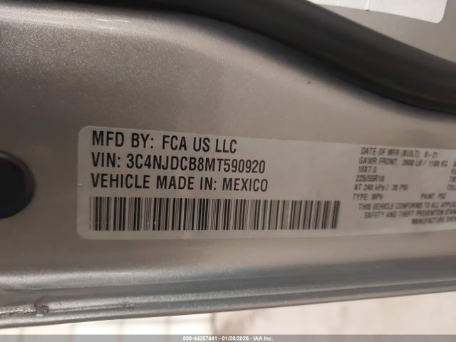 2021 JEEP COMPASS 3C4NJDCB8MT590920 Photo 8