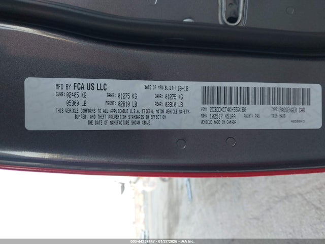 2019 DODGE CHARGER 2C3CDXCT4KH550160 Photo 8