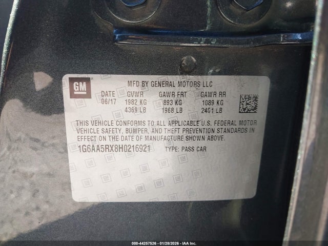 2017 CADILLAC ATS 1G6AA5RX8H0216921 Photo 8