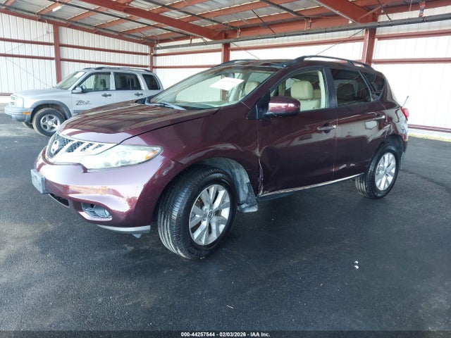 44257544 :رقم المزاد ، JN8AZ1MW8DW302951 vin ، 2013 Nissan Murano Sl مزاد بيع