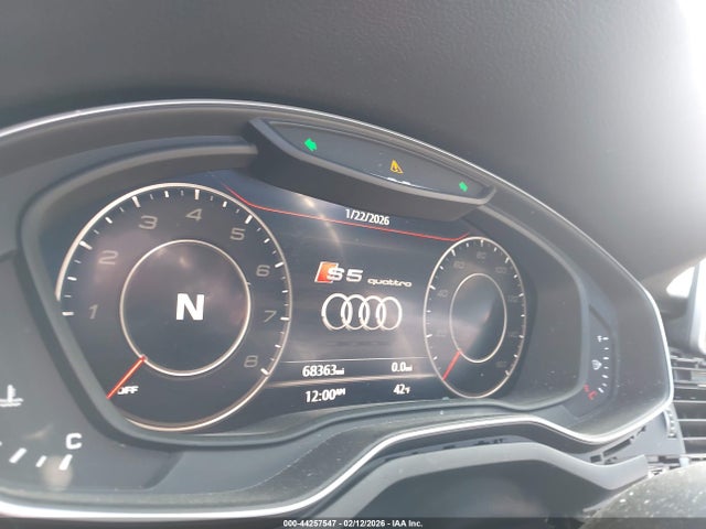 44257547 :رقم المزاد ، WAUC4CF54KA077406 vin ، 2019 Audi S5 3.0t Premium مزاد بيع