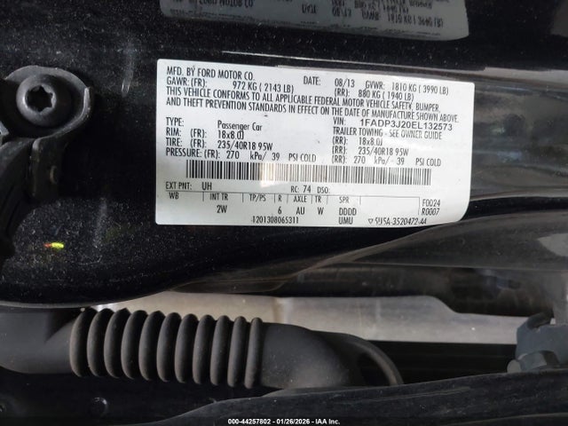 2014 FORD FOCUS 1FADP3J20EL132573 Photo 8