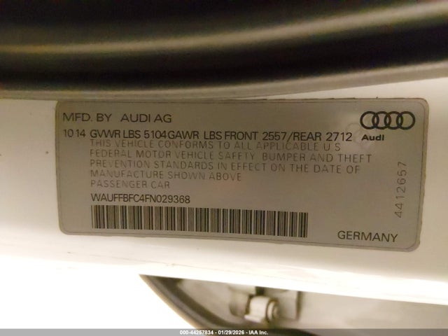 2015 AUDI A6 WAUFFBFC4FN029368 Photo 8