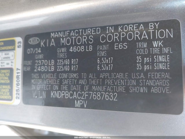 KIA Sportage Lx 2015 KNDPBCAC2F7687632 Image 9