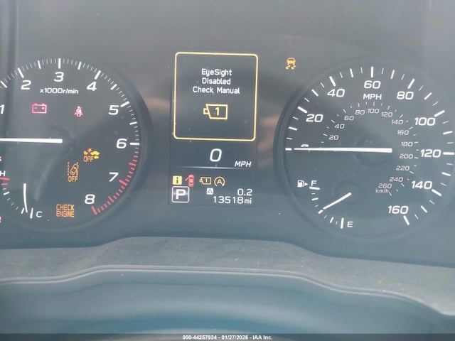 44257934 :رقم المزاد ، JF1GUABC1S8242662 vin ، 2025 Subaru Impreza Base 5-door مزاد بيع
