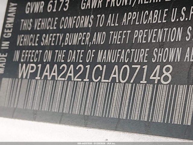 2012 PORSCHE CAYENNE WP1AA2A21CLA07148 Photo 8