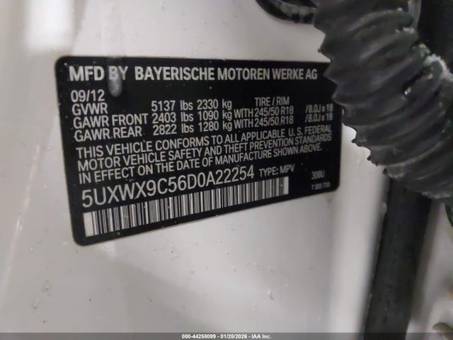2013 BMW X3 5UXWX9C56D0A22254 Photo 8