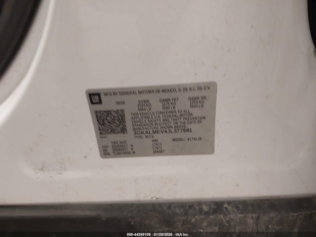 3GKALMEV4JL377981 GMC Terrain Sle