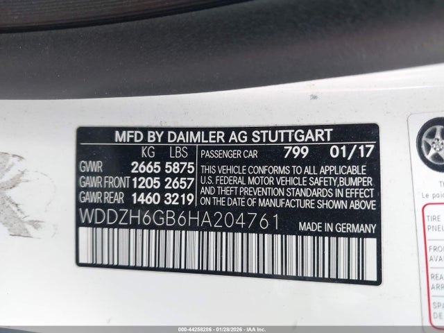 2017 MERCEDES-BENZ E 400 WDDZH6GB6HA204761 Photo 8