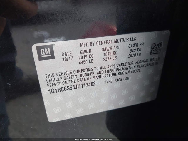 Chevrolet VOLT LT 2018 1G1RC6S54JU117402 Image 9