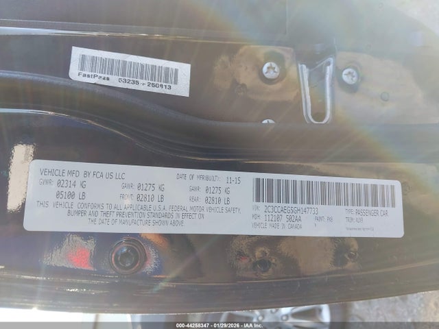 2016 CHRYSLER 300C 2C3CCAEG5GH147733 Photo 8
