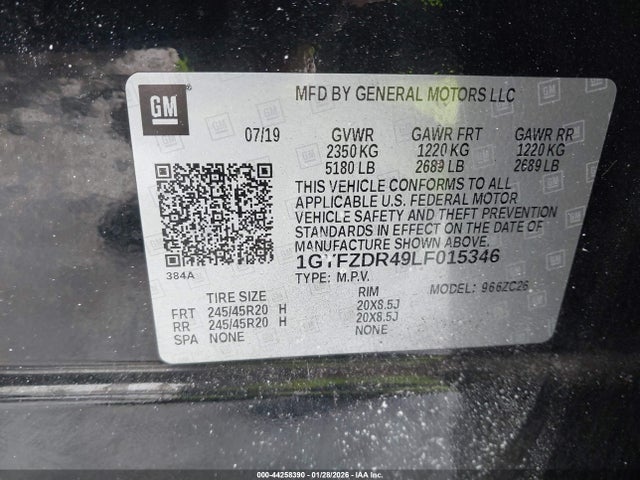 2020 CADILLAC XT4 1GYFZDR49LF015346 Photo 8