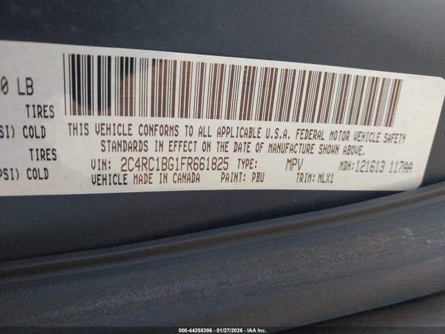 2015 CHRYSLER TOWN & COUNTRY 2C4RC1BG1FR661825 Photo 8