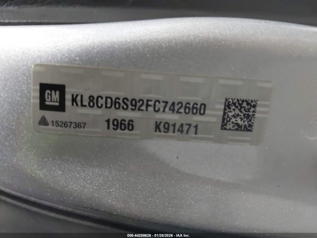 Chevrolet Spark 1lt Cvt 2015 KL8CD6S92FC742660 Image 9