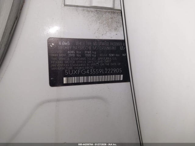 2009 BMW X6 5UXFG43559L222905 Photo 8