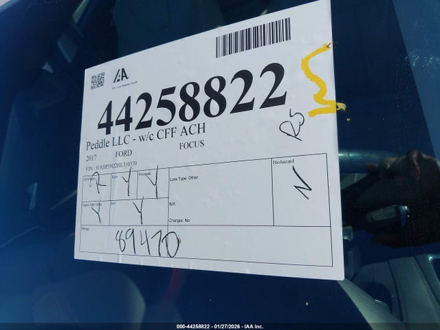 1FADP3N22HL310370 Ford Focus Titanium