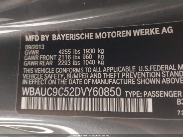 2013 BMW 135I WBAUC9C52DVY60850 Photo 8