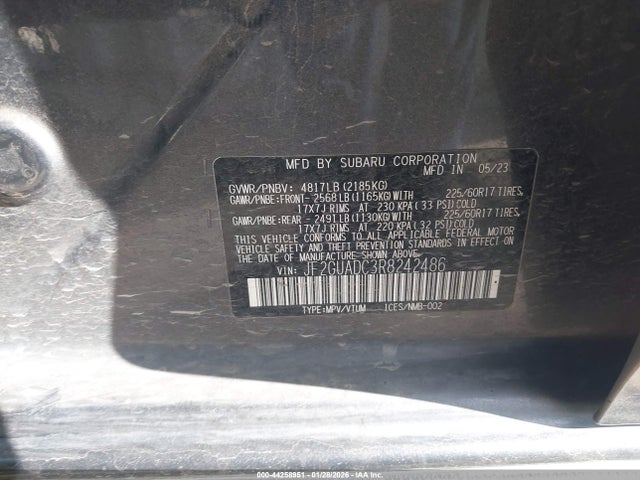 Subaru Crosstrek Premium 2024 JF2GUADC3R8242486 Image 9