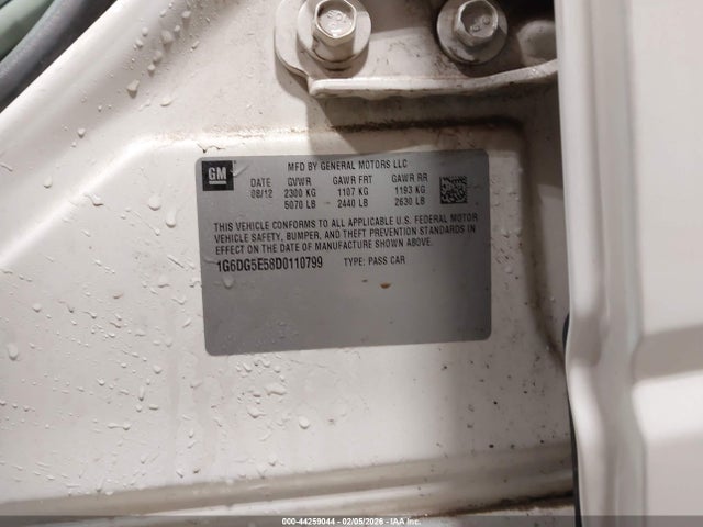 2013 CADILLAC CTS 1G6DG5E58D0110799 Photo 8