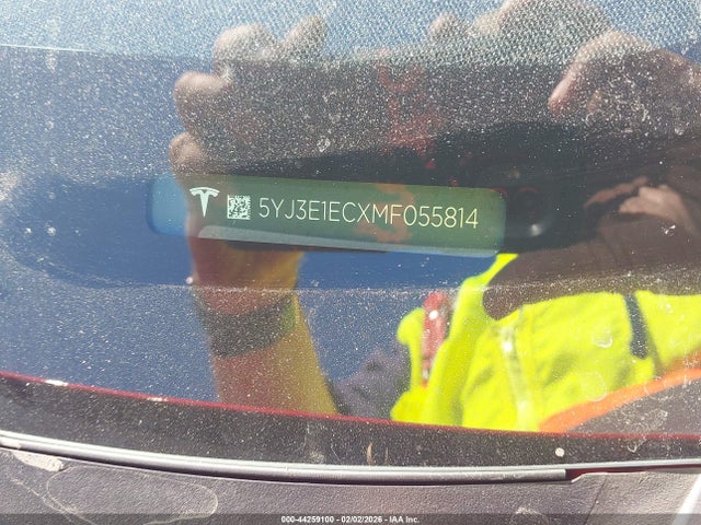 2021 TESLA MODEL 3 5YJ3E1ECXMF055814 Photo 8