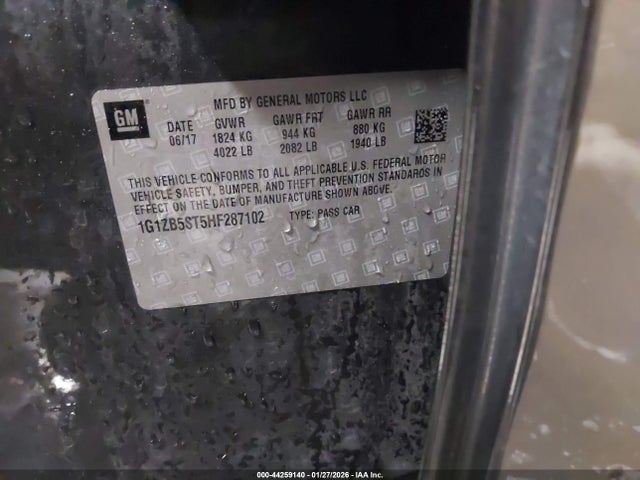 1G1ZB5ST5HF287102 Chevrolet MALIBU LS