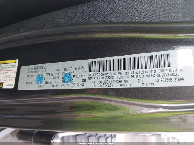 1C4BJWDG8JL874399 Jeep Wrangler Jk Unlimited Sport S 4x4