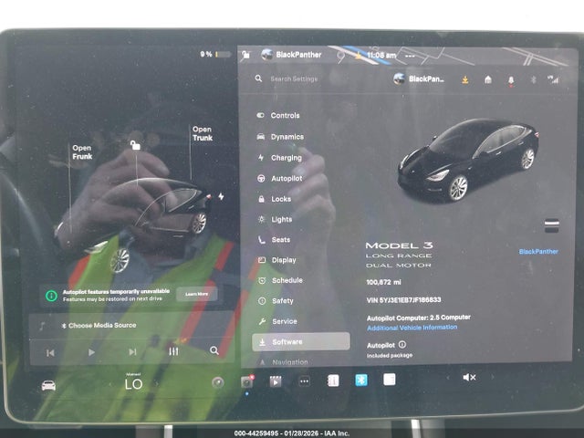 5YJ3E1EB7JF186833 Tesla Model 3 Long Range/performance