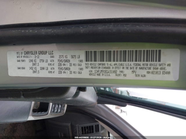 2012 JEEP LIBERTY 1C4PJMFK9CW151092 Photo 8