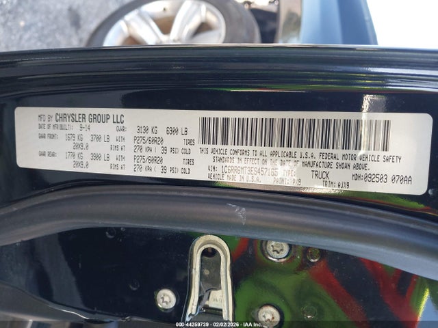 Продаж на аукціоні авто 2014 Ram 1500 Sport, vin: 1C6RR6MT3ES457165, номер лоту: 44259739