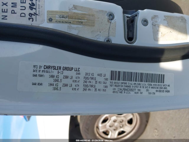 Jeep Patriot Sport 2014 1C4NJPBAXED595277 Image 9