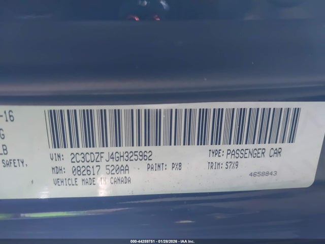 Dodge Challenger R/t Scat Pack 2016 2C3CDZFJ4GH325962 Image 9