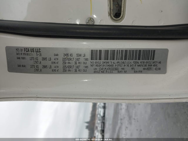 Jeep Cherokee Latitude Plus 4x4 2019 1C4PJMLX7KD223661 Image 9