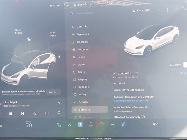 2019 TESLA MODEL 3 5YJ3E1EAXKF332506 Photo 6