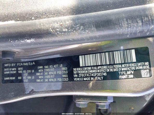 2016 FIAT 500X ZFBCFXCT4GP383746 Photo 8