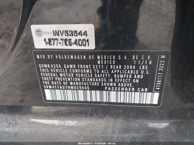 2017 VOLKSWAGEN GOLF GTI 3VW4T7AU7HM029505 Photo 8