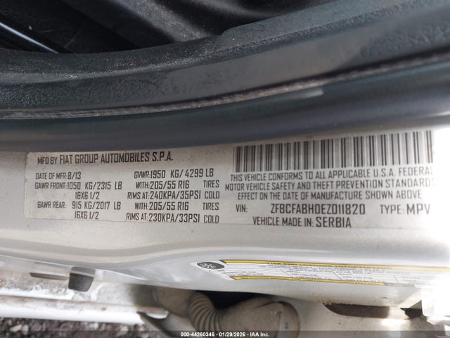 2014 FIAT 500L ZFBCFABH0EZ011820 Photo 8