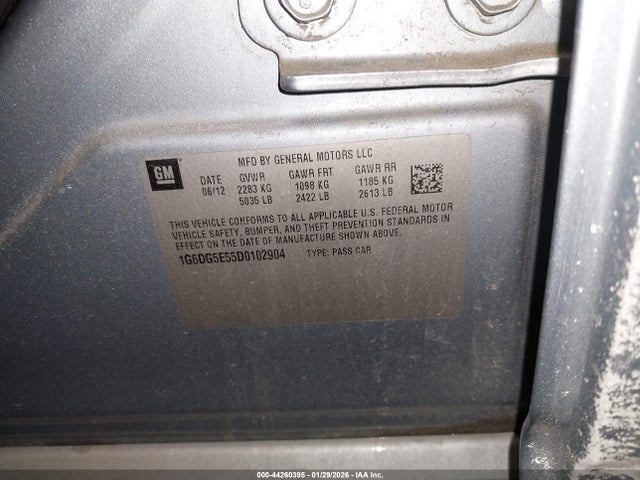 2013 CADILLAC CTS 1G6DG5E55D0102904 Photo 8