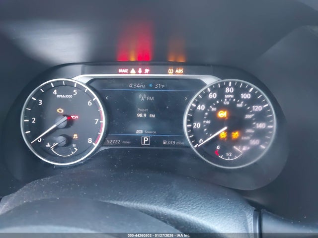44260502 :رقم المزاد ، 3N1AB8CV0NY210604 vin ، 2022 Nissan Sentra Sv Xtronic Cvt مزاد بيع