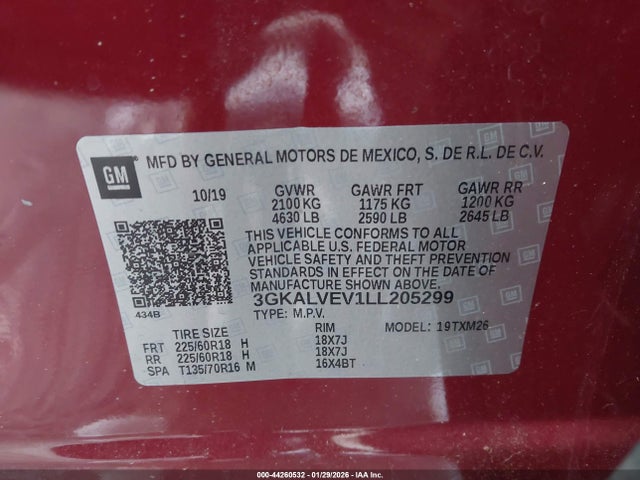 2020 GMC TERRAIN 3GKALVEV1LL205299 Photo 8