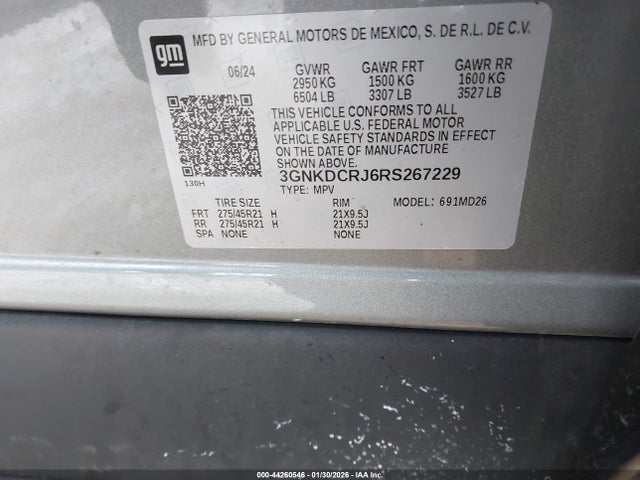 2024 CHEVROLET BLAZER EV 3GNKDCRJ6RS267229 Photo 8