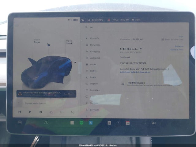 2025 TESLA MODEL Y 7SAYGDED1SF227982 Photo 6