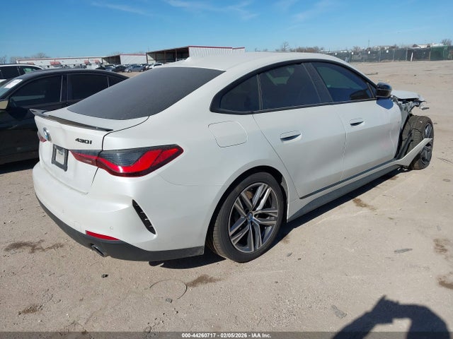 2022 Bmw 430i Gran Coupe მანქანა იყიდება აუქციონზე, vin: WBA63AV09NFL94793, აუქციონის ნომერი: 44260717