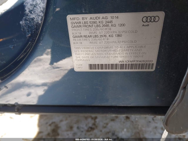 2015 AUDI Q5 WA1CFAFP7FA052020 Photo 8