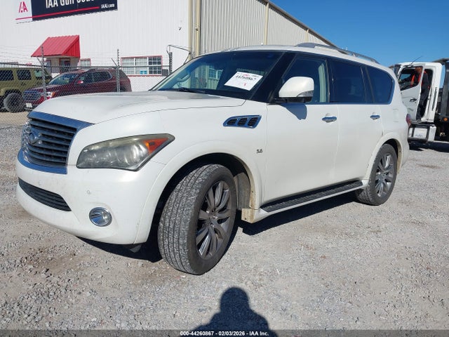 44260867 :رقم المزاد ، JN8AZ2NF0E9555038 vin ، 2014 Infiniti Qx80 مزاد بيع