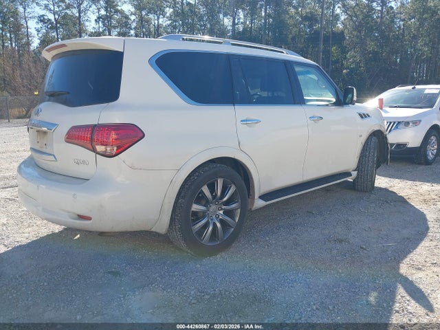 44260867 :رقم المزاد ، JN8AZ2NF0E9555038 vin ، 2014 Infiniti Qx80 مزاد بيع