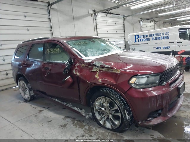44261259 :رقم المزاد ، 1C4RDJDG4LC432943 vin ، 2020 Dodge Durango Gt Plus Awd مزاد بيع