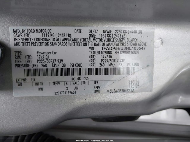 2017 FORD C-MAX ENERGI 1FADP5EU3HL103547 Photo 8