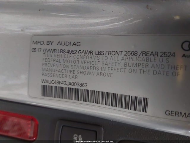 2018 AUDI S4 WAUC4BF43JA003863 Photo 8