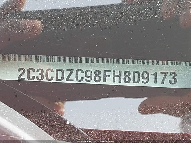 Продажа на аукционе авто 2015 Dodge Challenger Srt Hellcat, vin: 2C3CDZC98FH809173, номер лота: 44261551